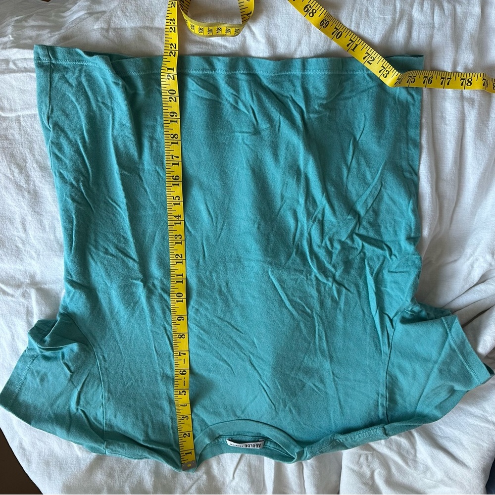 Agolde turquoise T shirt - Picture 3 of 7